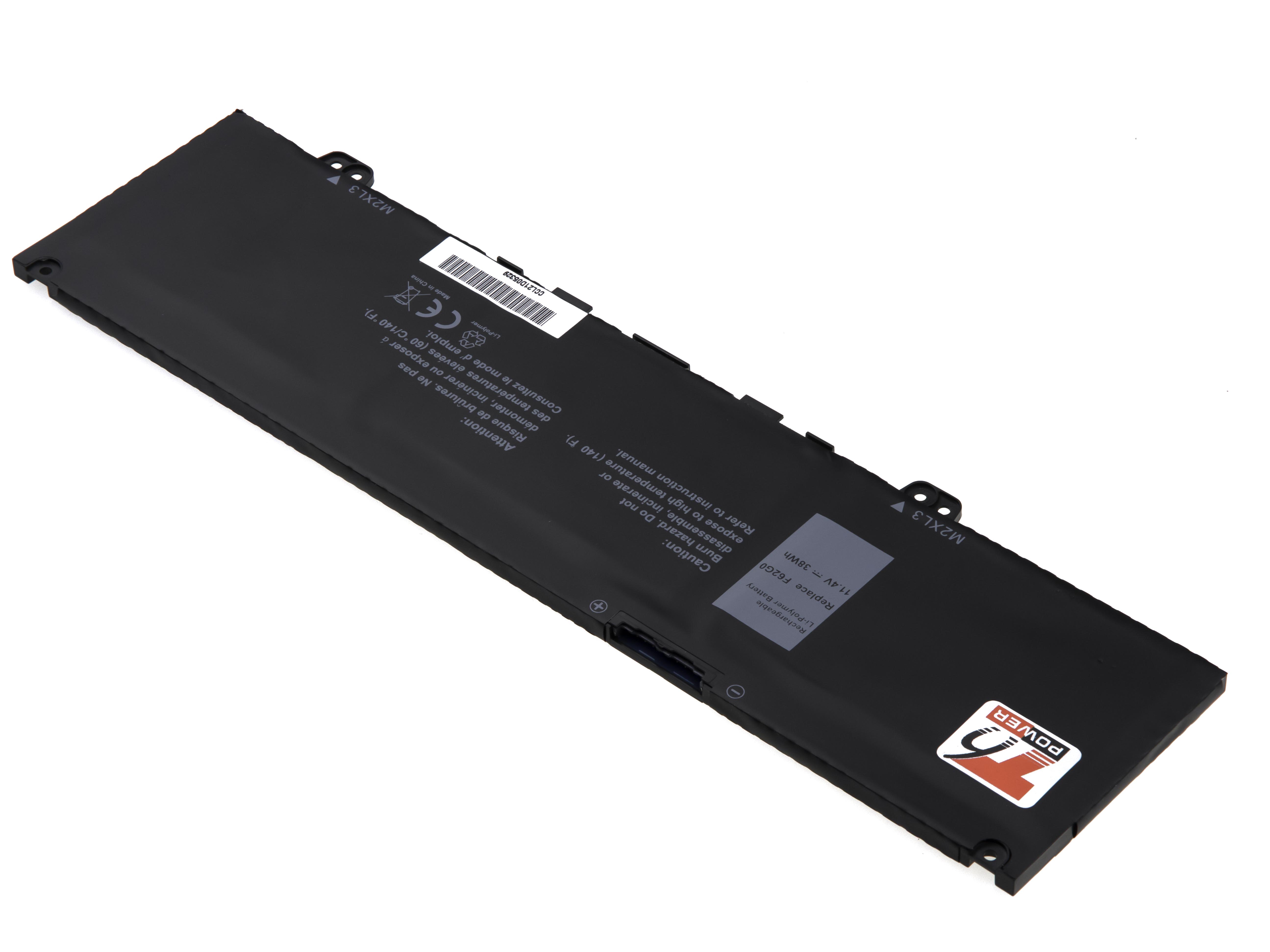 Batéria T6 Power pre Dell Insprion 13 5370, 7370, 7373, Vostro 5370, 3330mAh, 38Wh, 3cell, Li-pol 