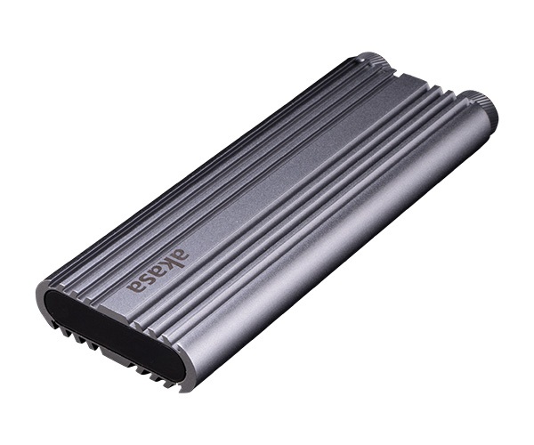 AKASA M.2 PCIe NVMe SSD na USB 3.2 Gen 2 Alu kryt 