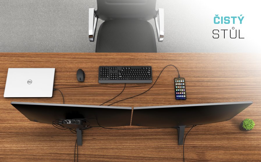 i-tec USB-C HDMI DP Docking Station with Power Delivery 100 W + i-tec Universal Charger 112W 