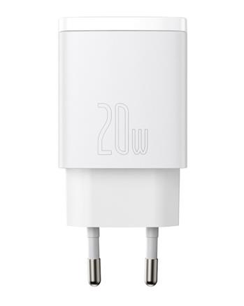 Baseus CCXJ-B02 Compact Quick Nabíjačka USB/ USB-C 20W White