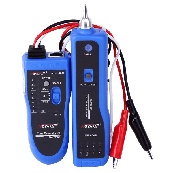 W-Star Tester síťových kabelů WSNF806B RJ45, RJ11, vyhledácí sonda