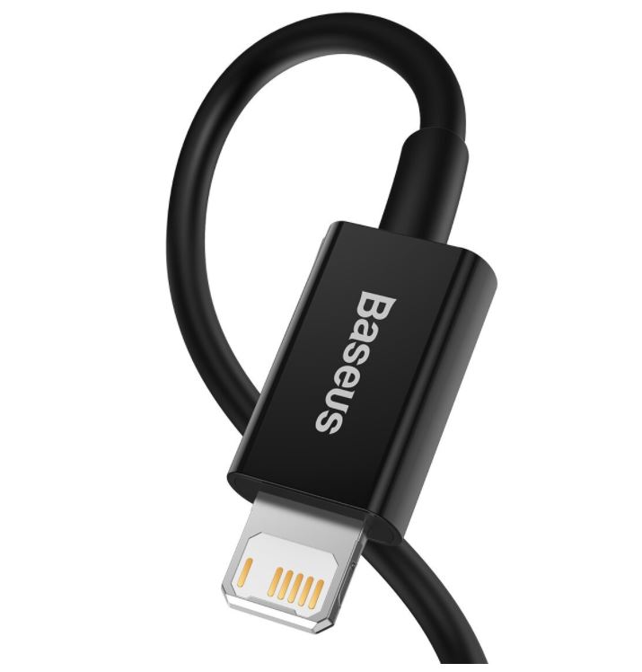 Baseus CALYS-C01 Superior Fast Charging Datový Kabel USB to Lightning 2.4A 2m Black 