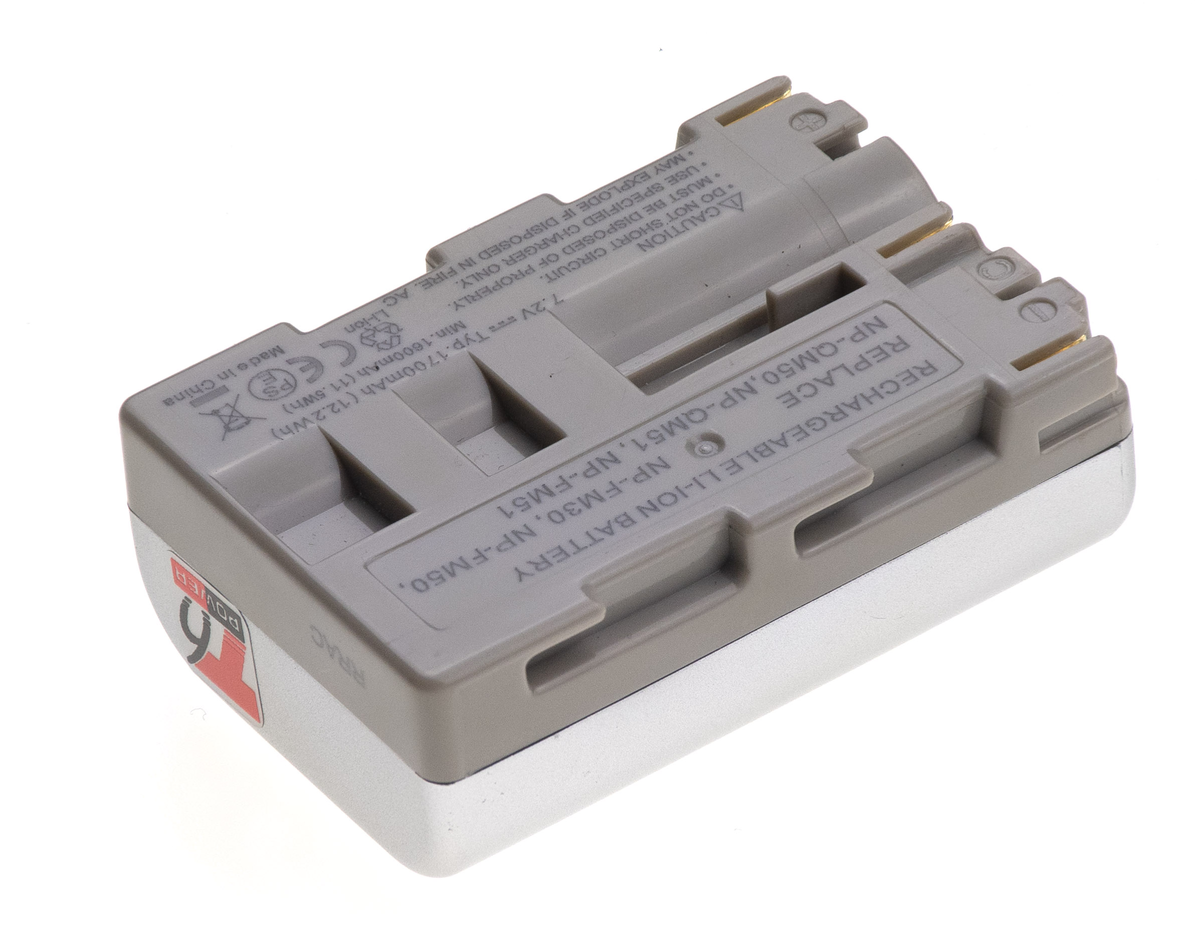 Batéria T6 power Sony NP-FM50, NP-FM51, NP-FM30, NP-QM50, NP-QM51, 1700mAh, 12, 2Wh 