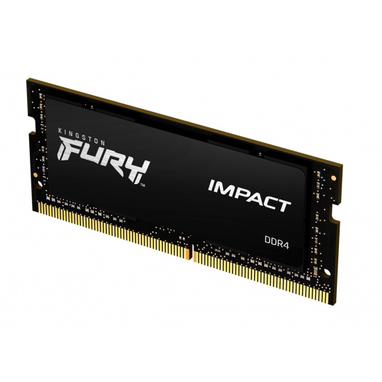 Kingston FURY Impact/ SO-DIMM DDR4/ 8GB/ 2666MHz/ CL15/ 1x8GB/ Black 