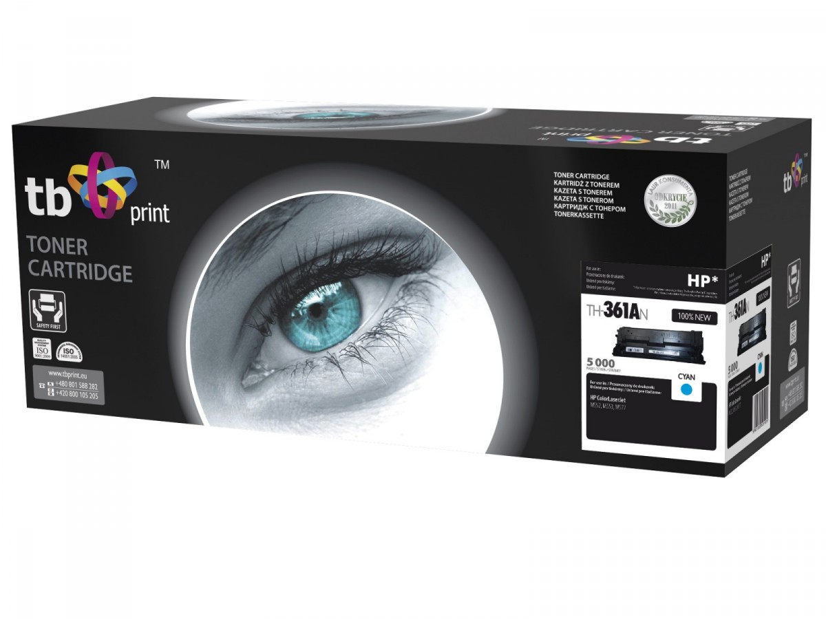 Toner TB kompatibilný HP CF361A, Cyan, 5000, new
