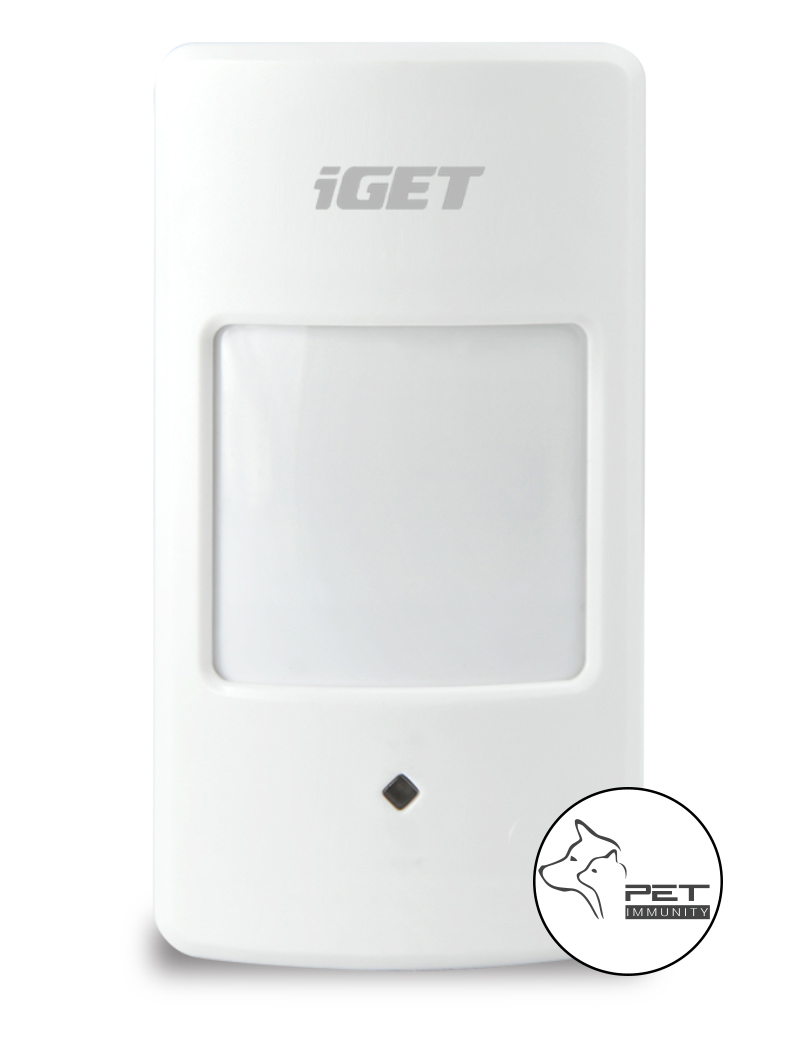 iGET SECURITY M3P17 - PIR detektor bez detekcie zvierat do 12kg, pre alarmy M3 a M4