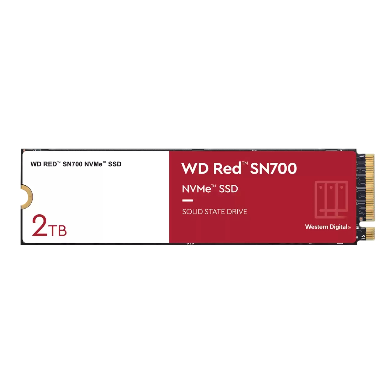 WD Red SN700 POWERED BY SANDISK/ 2TB/ SSD/ M.2 NVMe/ Heatsink/ 5R