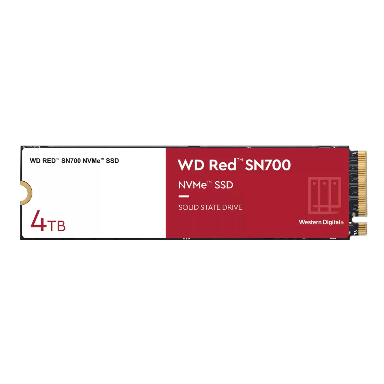 WD Red SN700 POWERED BY SANDISK/ 4TB/ SSD/ M.2 NVMe/ 5R
