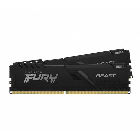 Kingston FURY Beast/ DDR4/ 8GB/ 3200MHz/ CL16/ 2x4GB/ Black