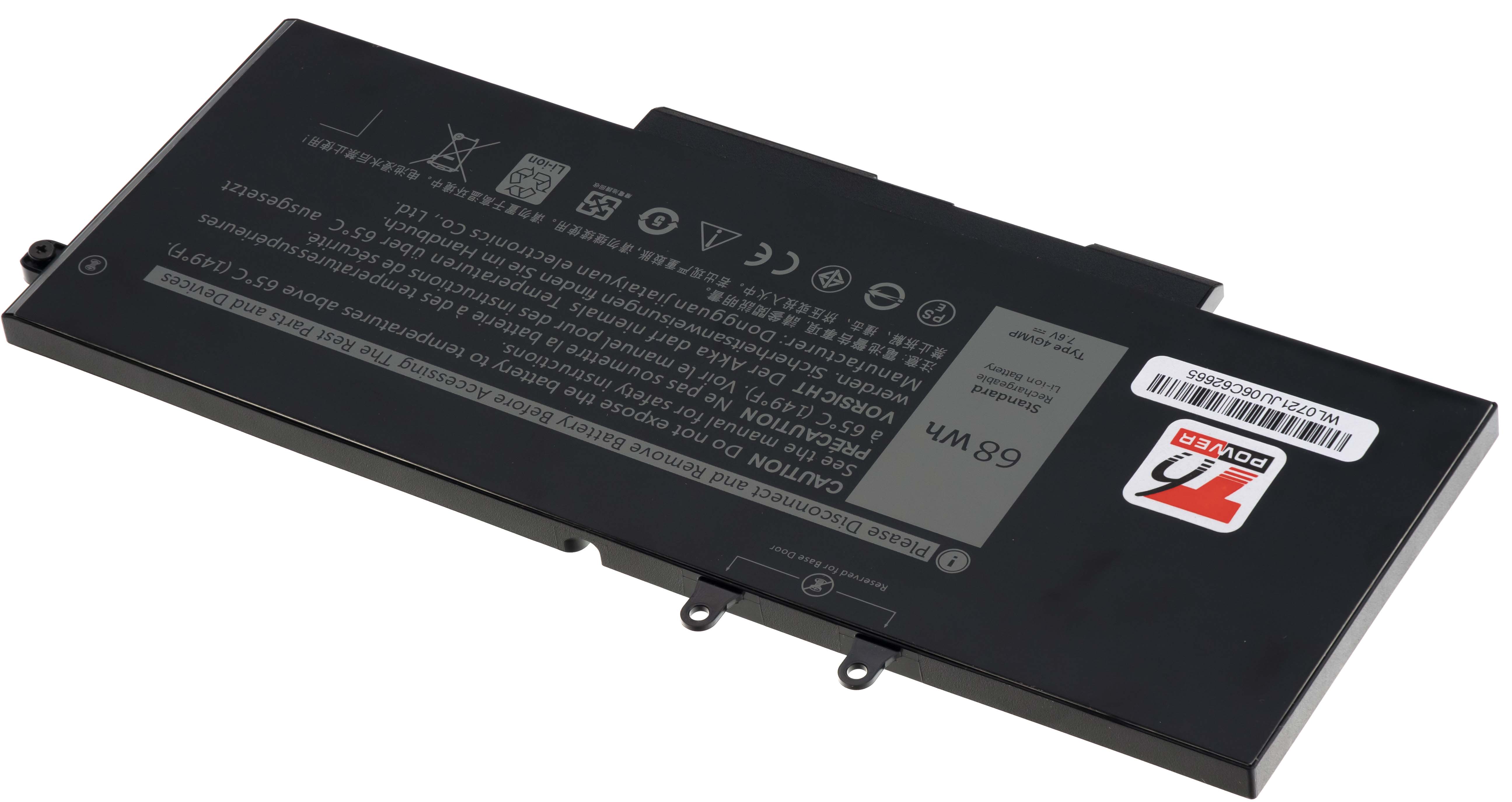 Batéria T6 Power pre Dell Latitude 5400, 5500, Precision 3540, 8900mAh, 68Wh, 4cell, Li-pol 