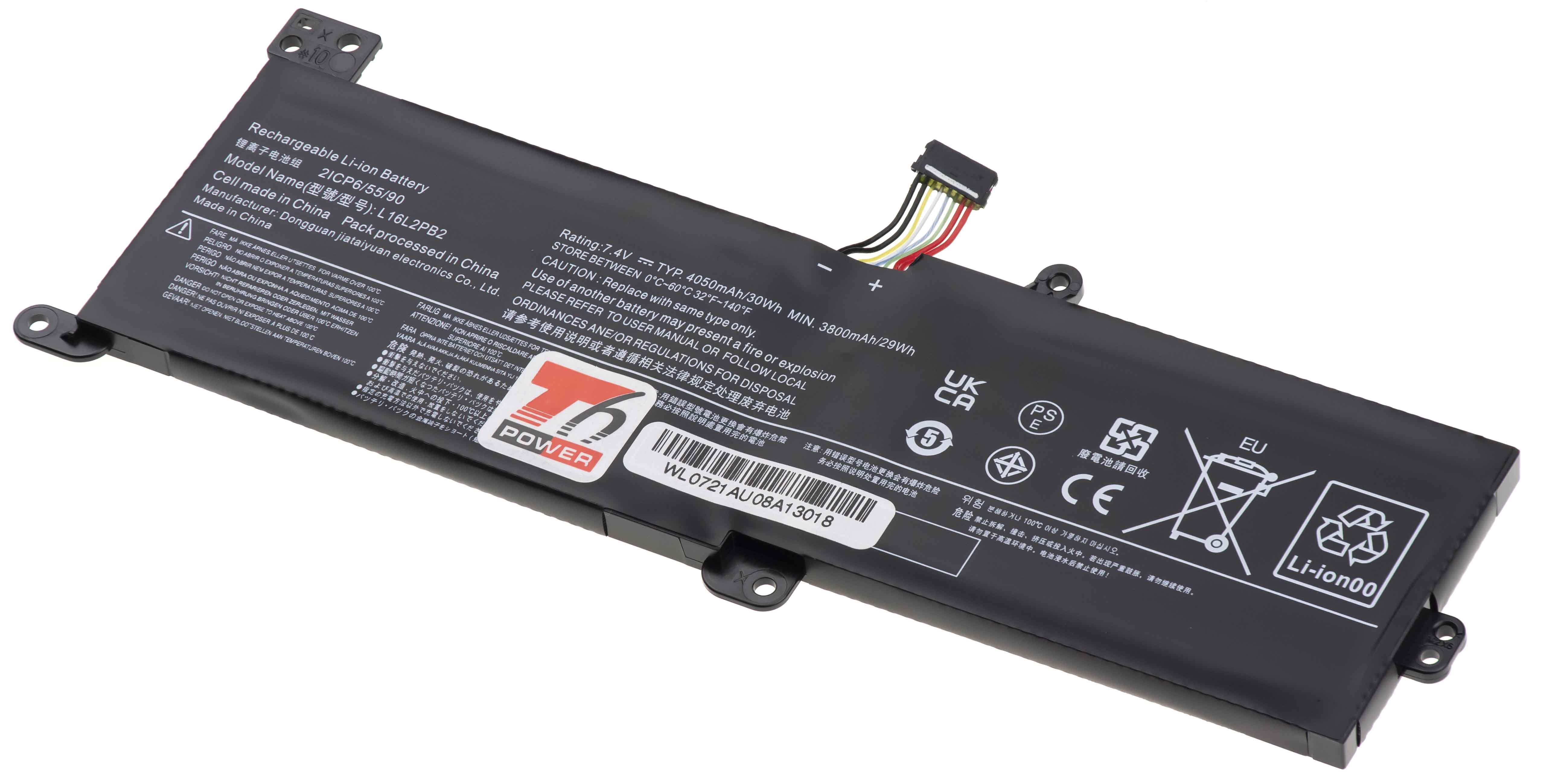 Batéria T6 Power Lenovo IdeaPad 320-15IKB, 320-17IKB, 330-15IKB, 4645mAh, 35Wh, 2cell, Li-pol