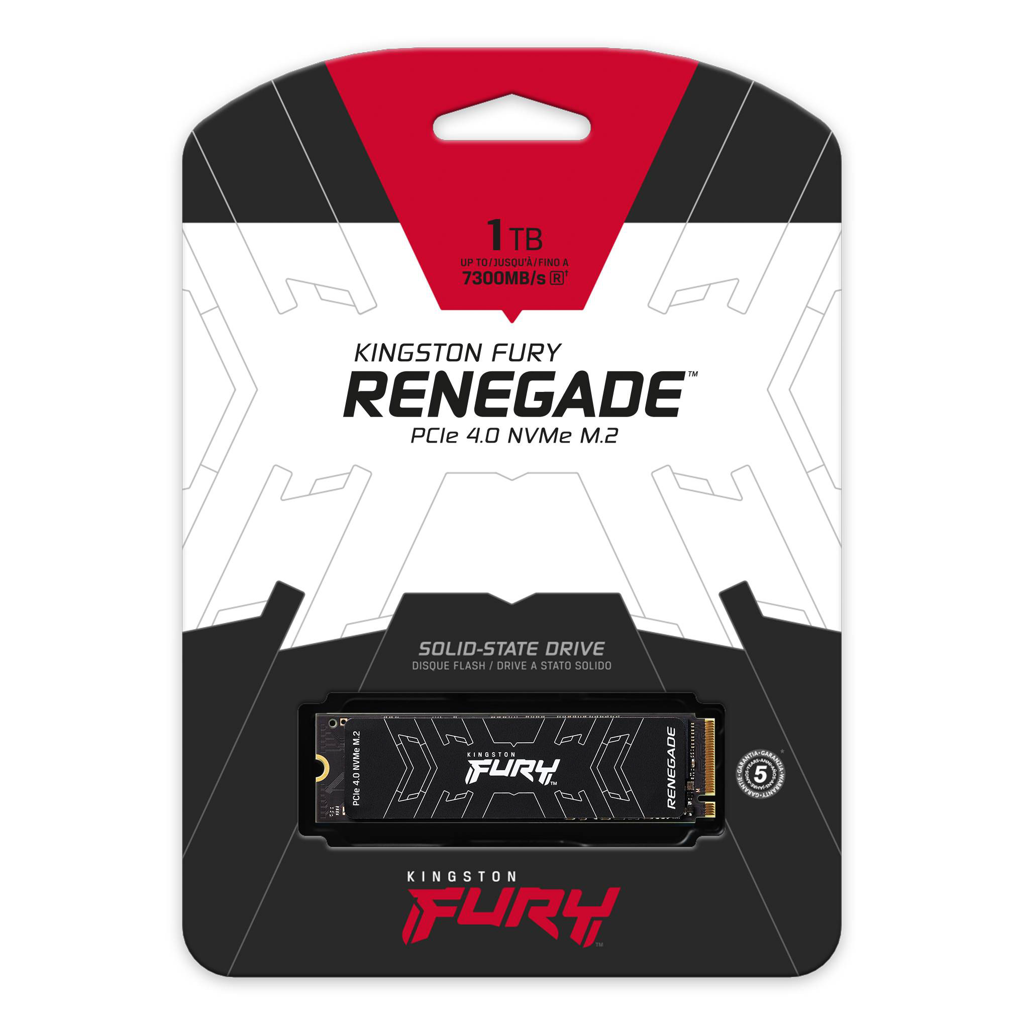 Kingston Fury/ 1TB/ SSD/ M.2 NVMe/ Čierna/ 5R 