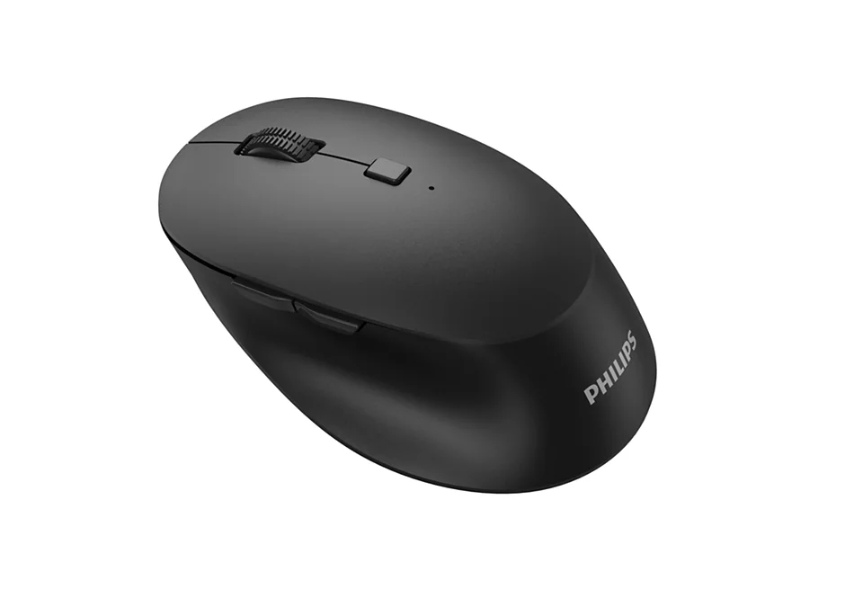 Philips SPK7607B/ Ergonomická/ Optická/ Pre pravákov/ 3 200 DPI/ USB+BT/ Čierna 
