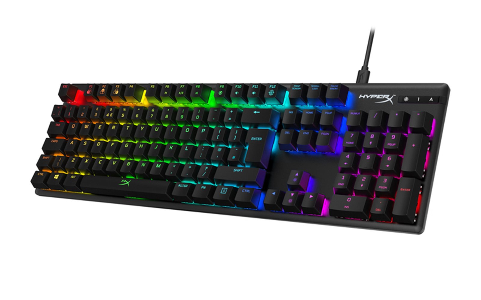 HP HyperX Alloy Origins herná klávesnica HX Aqua 