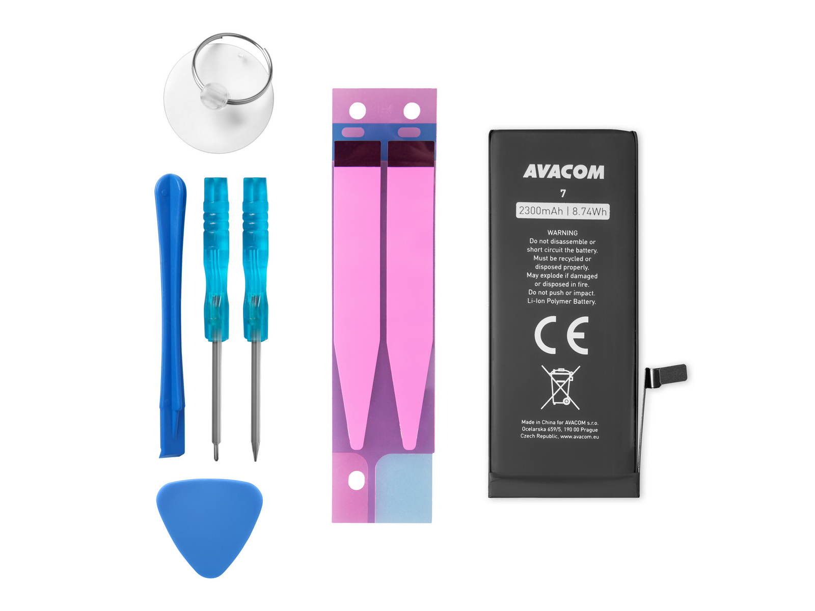 AVACOM batéria pre Apple iPhone 7 - vysokokapacitný, Li-Ion 3, 8 V 2300mAh (náhrada 616-00255)