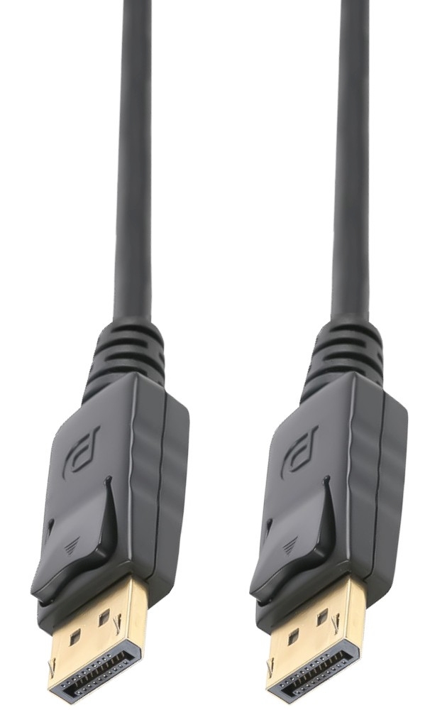 PremiumCord DisplayPort 2.0 přípojný kabel M/ M, zlacené konektory, 2 