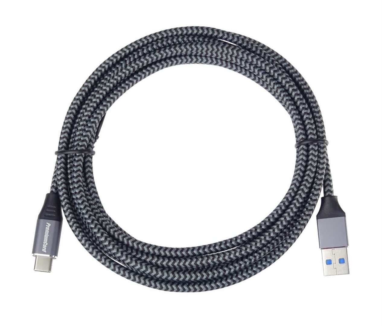 PremiumCord kábel USB-C - USB 3.0 A (USB 3.1 generation 1, 3A, 5Gbit/ s) 3m oplet 