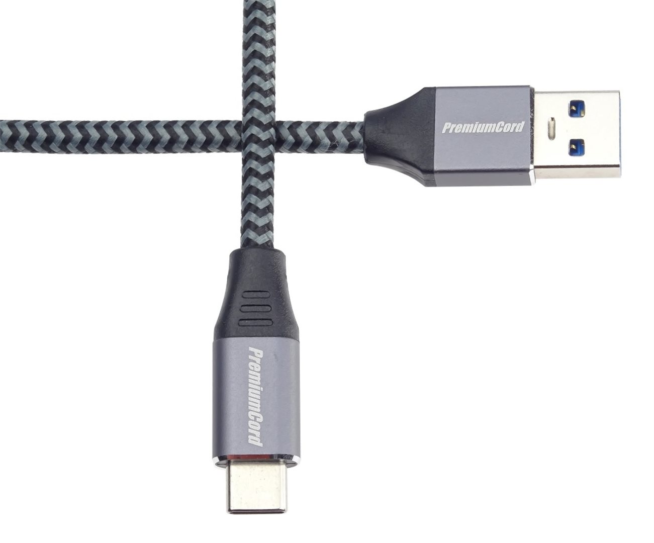 PremiumCord kábel USB-C - USB 3.0 A (USB 3.1 generation 1, 3A, 5Gbit/ s) 3m oplet 