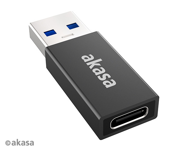 AKASA - USB 3.1 Gen 2 Type-C (F) na Type-A (M) 2 ks 