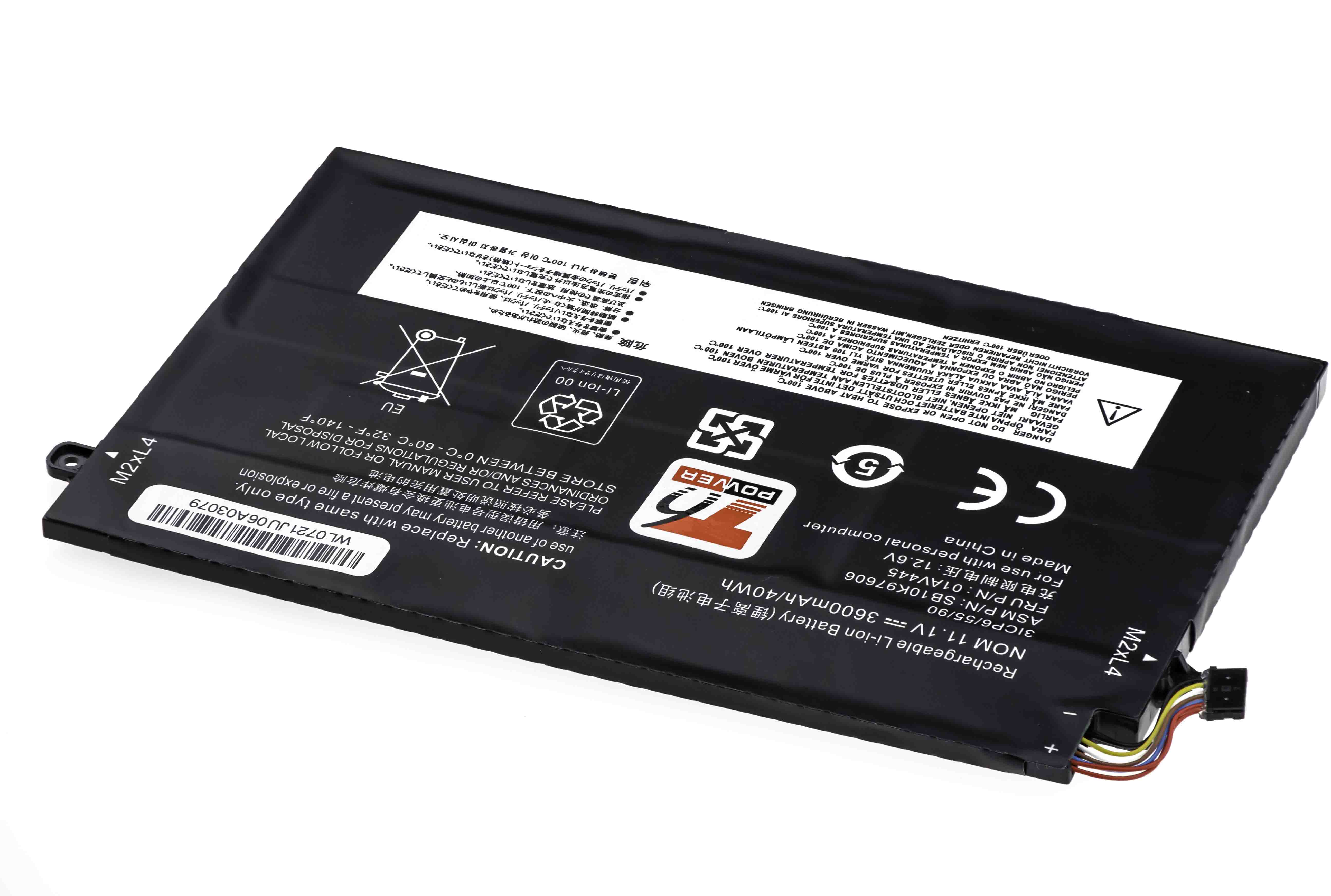 Batéria T6 Power pre Lenovo ThinkPad E480, E490, E580, E590, E14, E15, 4050mAh, 45Wh, 3cell, Li-pol 