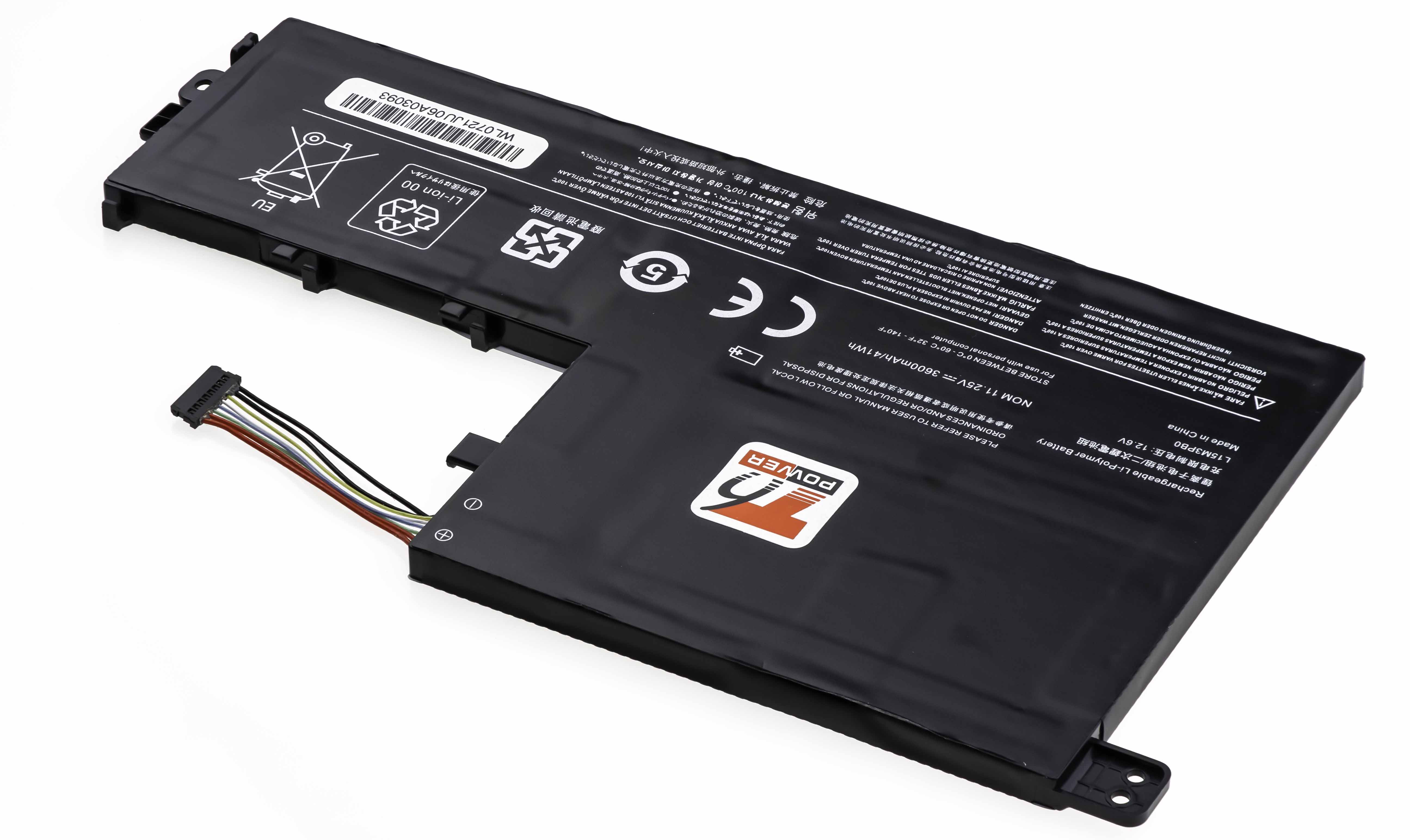 Batéria T6 Power Lenovo Yoga 520-14IKB, Flex 5-1470, IP 320S-14IKB, 3600mAh, 41Wh, 3cell, Li-Pol 