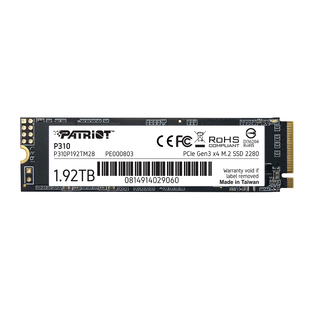 PATRIOT P310/ 1, 9 TB/ SSD/ M.2 NVMe/ 5R