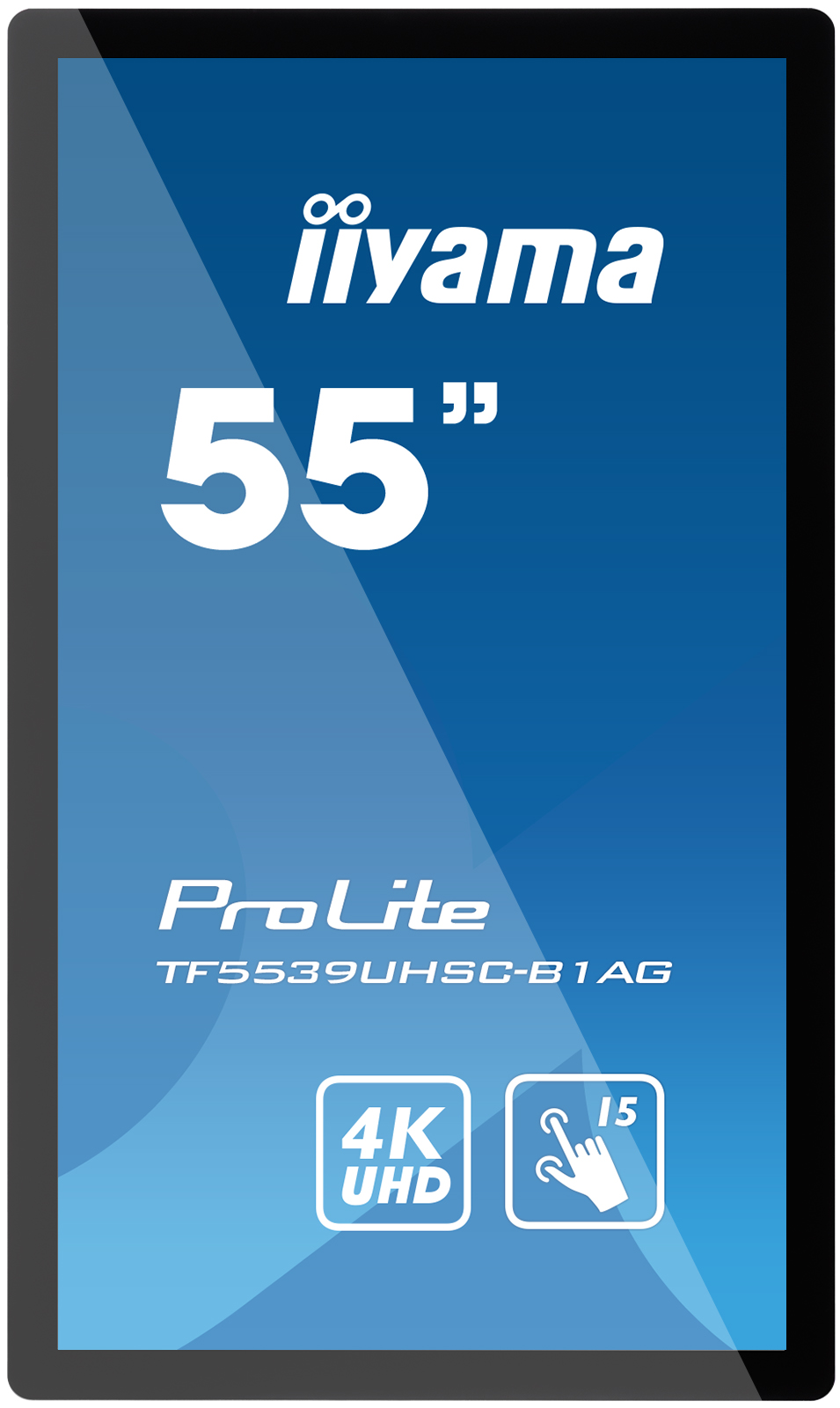 55" iiyama TF5539UHSC-W1AG: IPS, 4K, 500cd/ m2, 24/ 7 