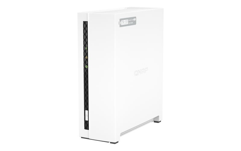 QNAP TS-133 (4core 1, 8GHz + NPU, 2GB DDR4 RAM, 1x SATA, 1x GbE, 1x USB 2.0, 1x USB 3.2) 