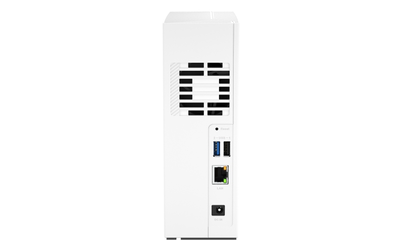 QNAP TS-133 (4core 1, 8 GHz + NPU, 2GB DDR4 RAM, 1x SATA, 1x GbE, 1x USB 2.0, 1x USB 3.2) 