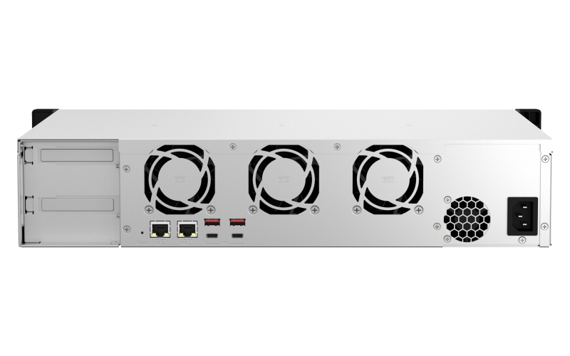 QNAP TS-873AeU-4G (Ryzen 2, 2 GHz, 4 GB RAM, 8xSATA, 2x2, 5 GbE, 1xPCIe, 2xM.2 sloty, malá hĺbka) 