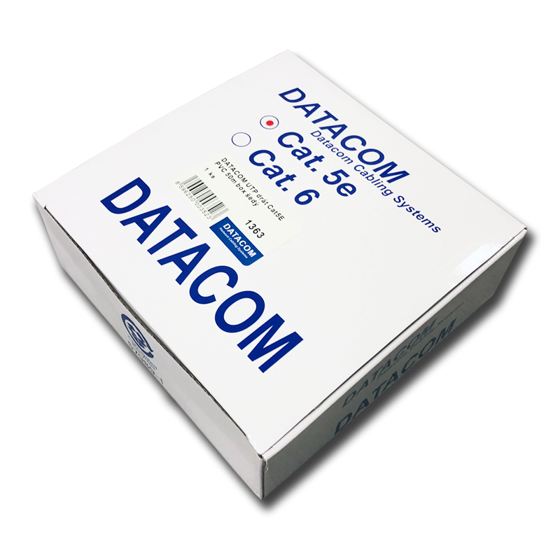 Metráž DATACOM UTP drôt CAT5E PVC 50m šedý 