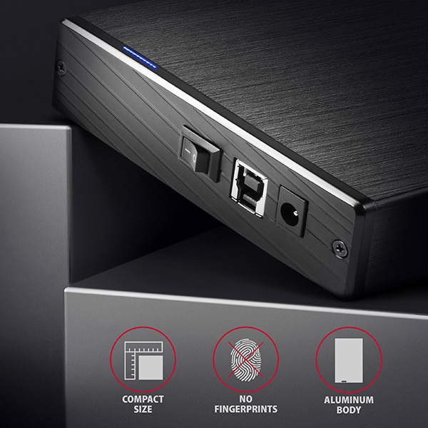AXAGON EE35-XA3, USB 3.2 Gen 1 - SATA, 3.5" externý ALINE box 