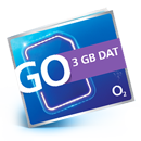 O2 Předplacená karta GO 3GB DAT