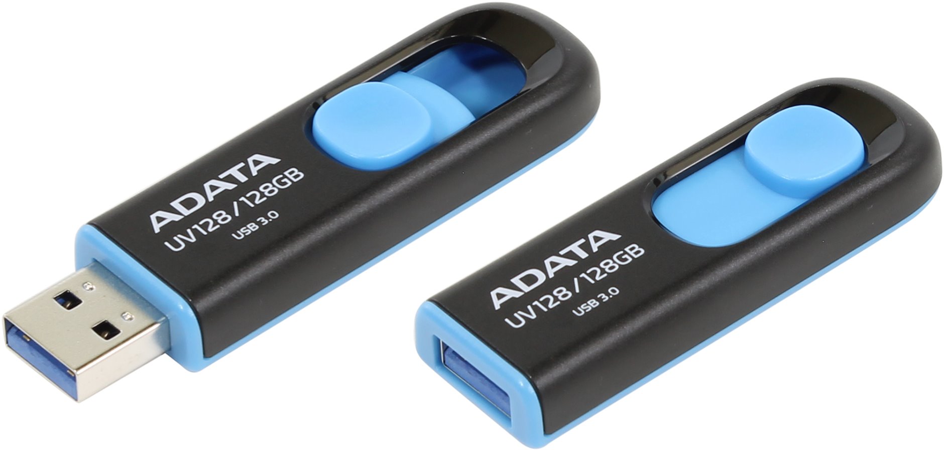 ADATA UV128/ 128GB/ USB 3.2/ USB-A/ Modrá