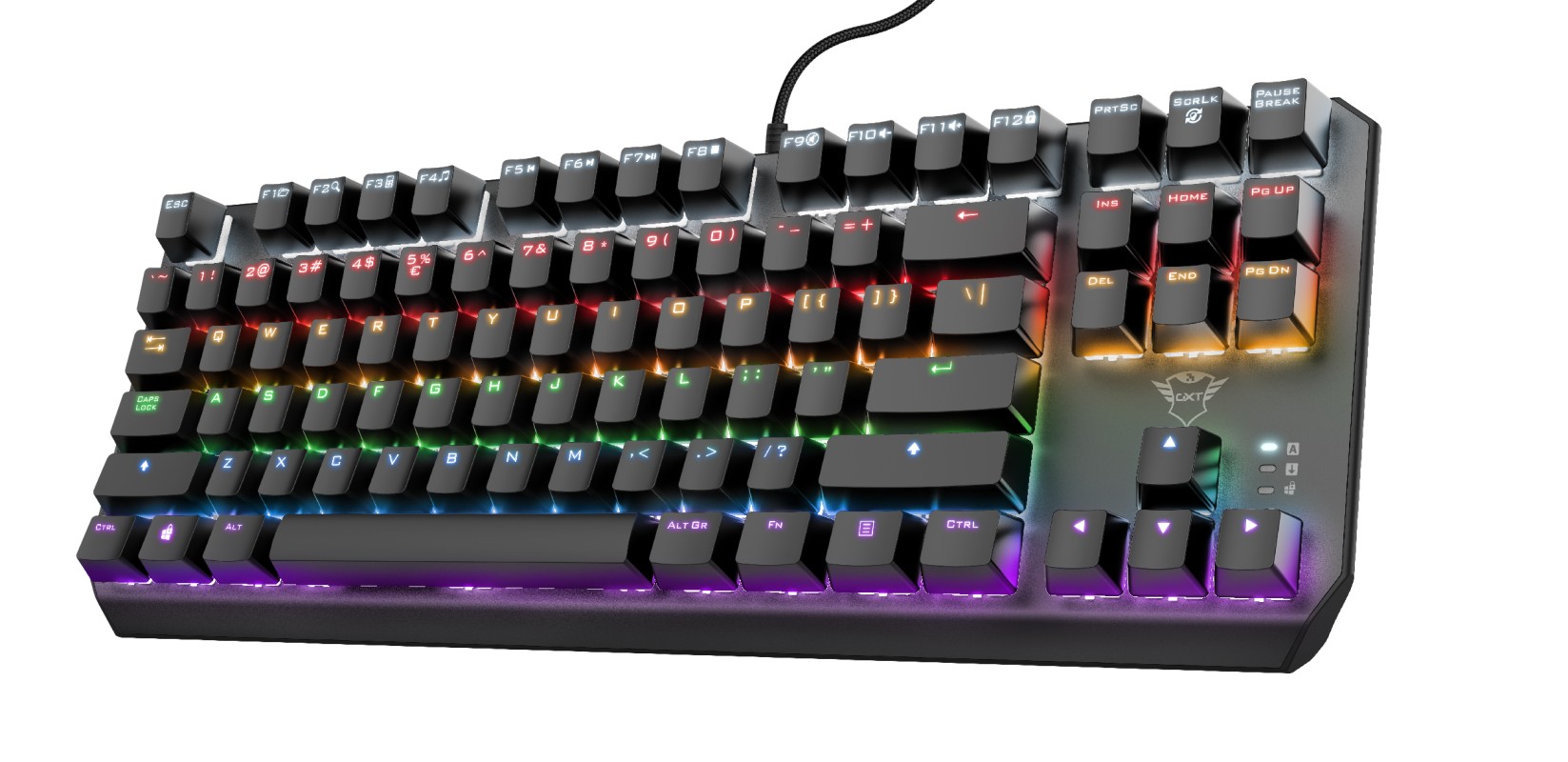TRUST GXT834 CALLAZ/ Drôtová USB/ US layout/ Čierna