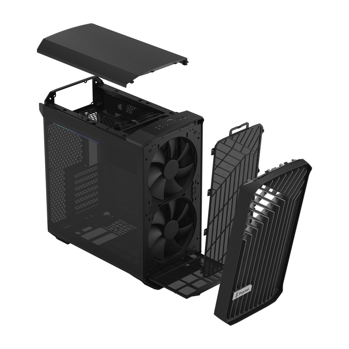 Fractal Design Torrent Compact Black TG Dark Tint/ Midi Tower/ Transpar./ Čierna 
