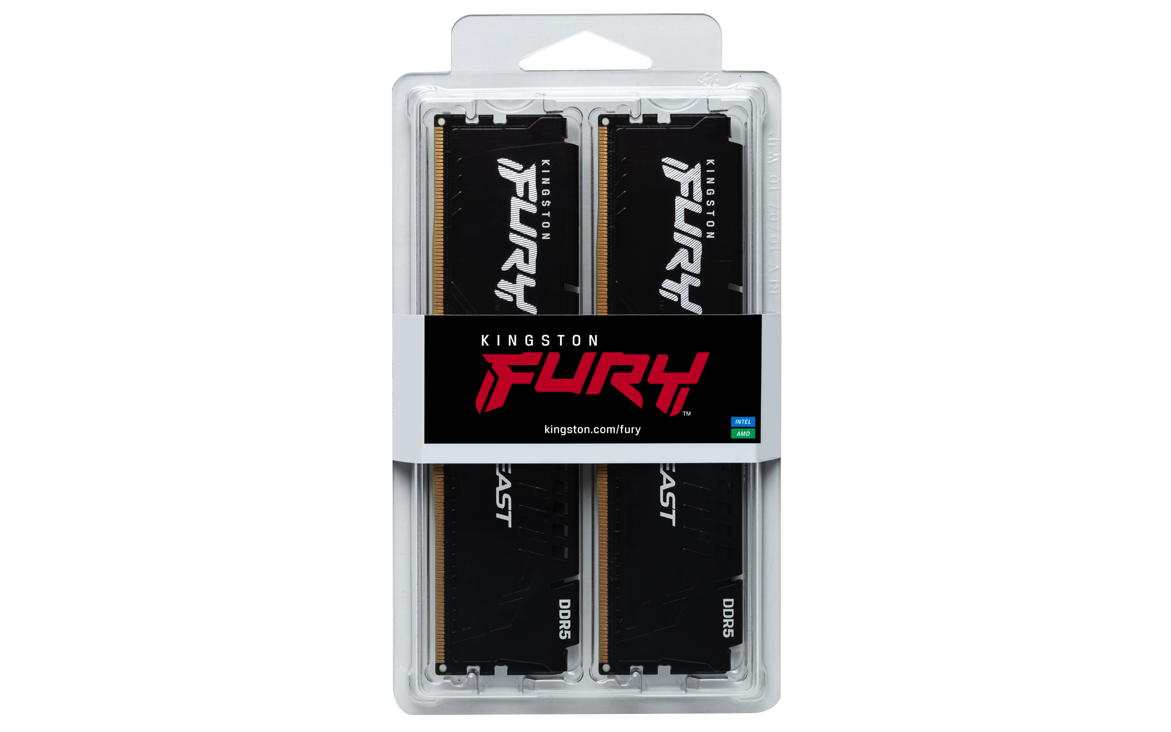 Kingston FURY Beast/ DDR5/ 64GB/ 5600MHz/ CL40/ 2x32GB/ Black 