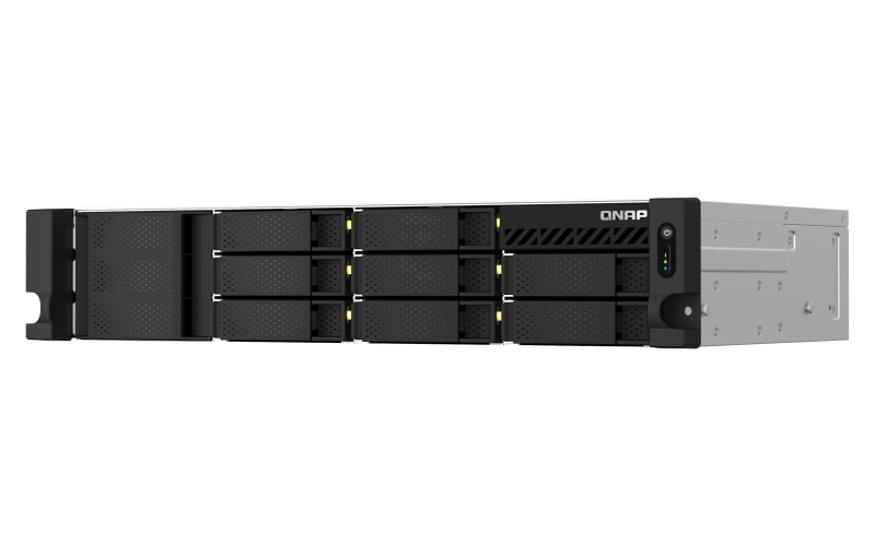 QNAP TS-873AeU-RP-4G (Ryzen 2, 2GHz, 4GB RAM, 8xSATA, 2x2, 5GbE, 1xPCIe, 2xM.2, 2xzdroj, malá hloubka) 