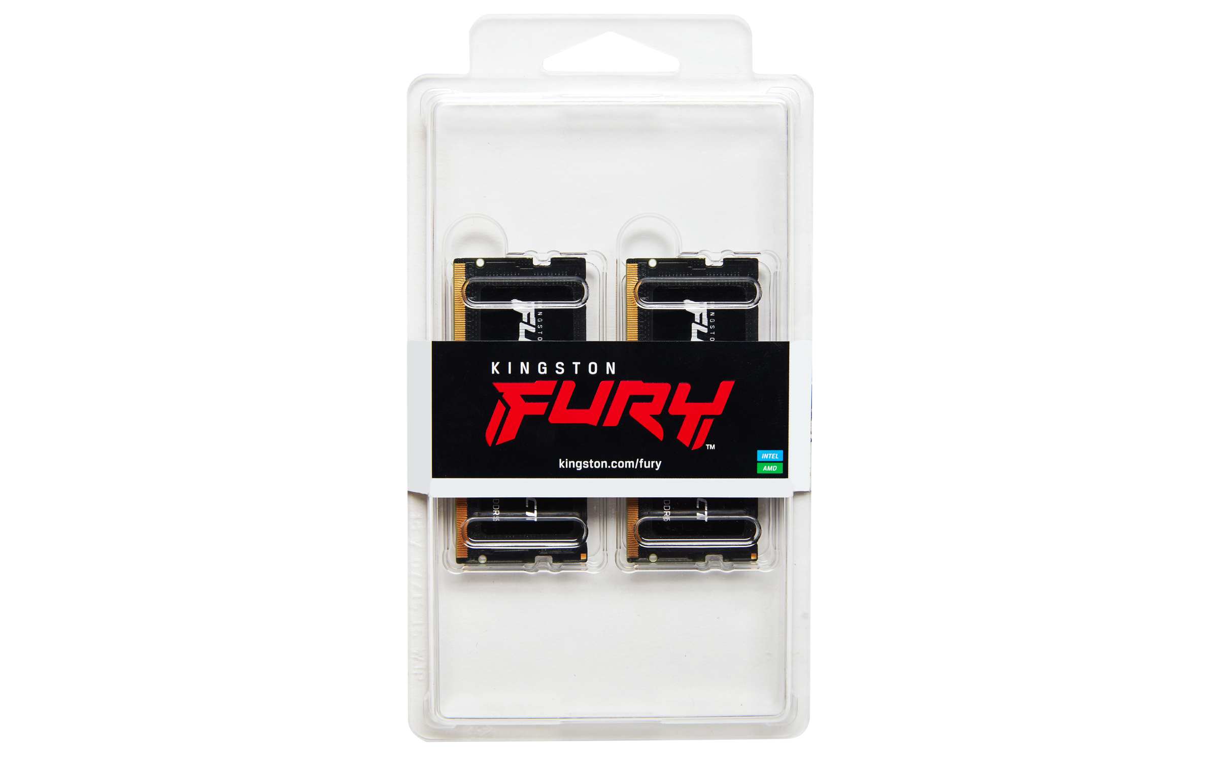 Kingston FURY Impact/ SO-DIMM DDR5/ 16GB/ 4800MHz/ CL38/ 2x8GB/ Black 