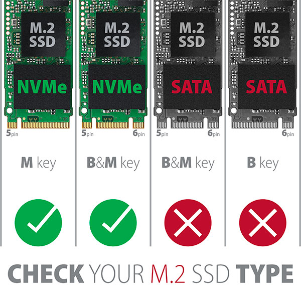 AXAGON PCEM2-N, PCIe x4 - M.2 NVMe M-key slot adaptér, vč. LP 