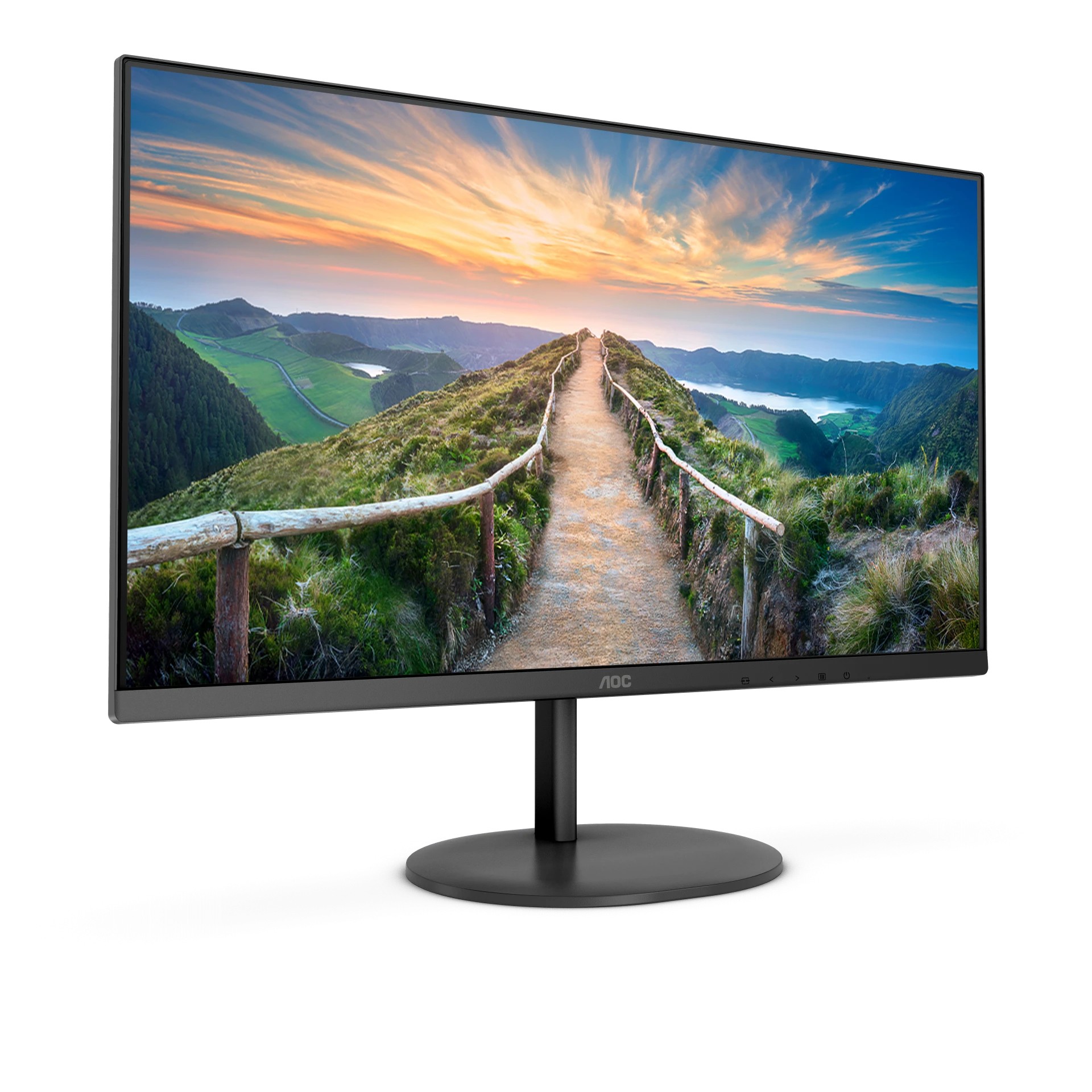 AOC/ Q24V4EA/ 23, 8"/ IPS/ QHD/ 75Hz/ 4ms/ Black/ 3R 