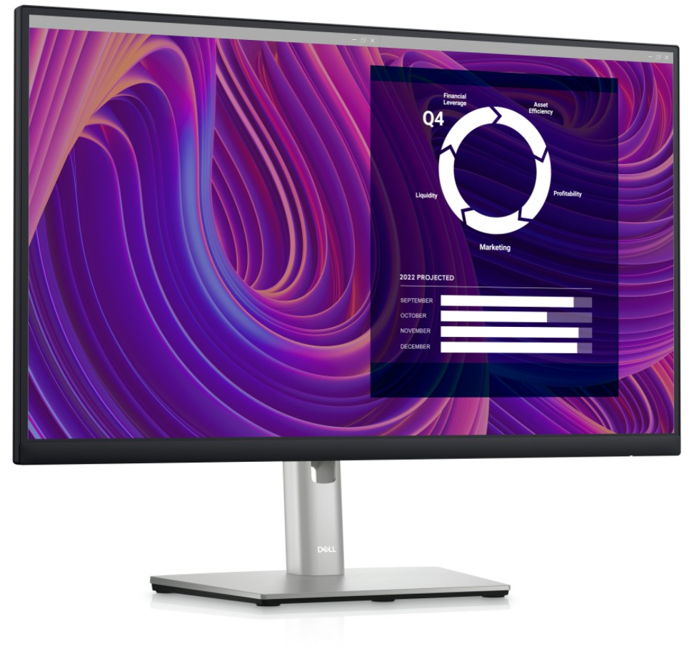 Dell/ P2423D/ 23, 80"/ IPS/ QHD/ 60Hz/ 5ms/ Blck-Slvr/ 3RNBD 