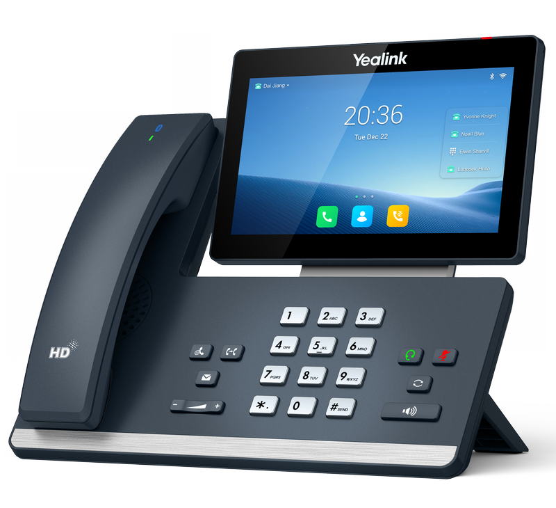 Yealink SIP-T58W Pro SIP telefon, Android, PoE, 7" bar. dot. LCD, BT sluchátko, GigE 
