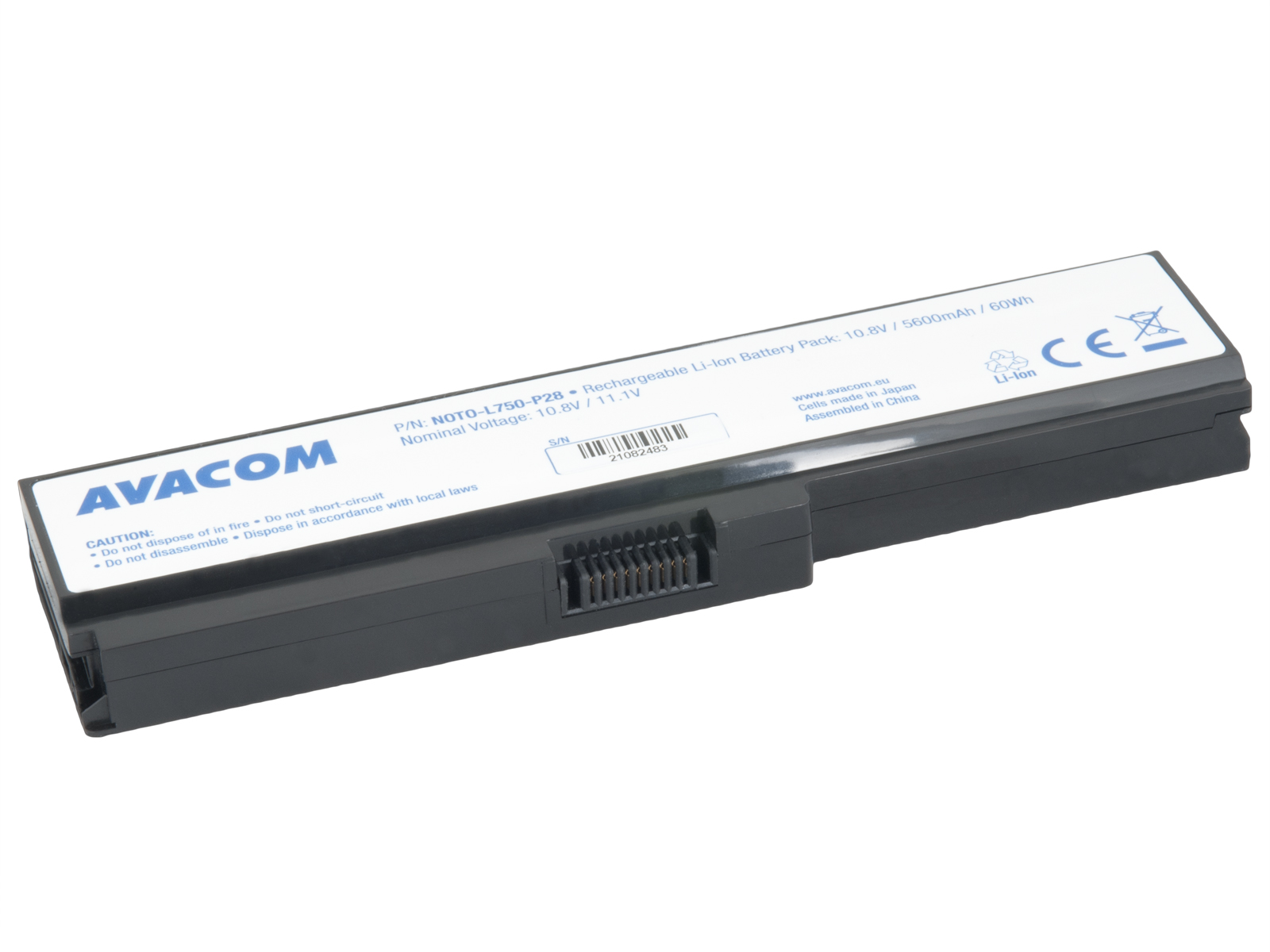 Batéria AVACOM pre Toshiba Satellite L750 Li-Ion 10, 8 V 5800mAh/ 60Wh