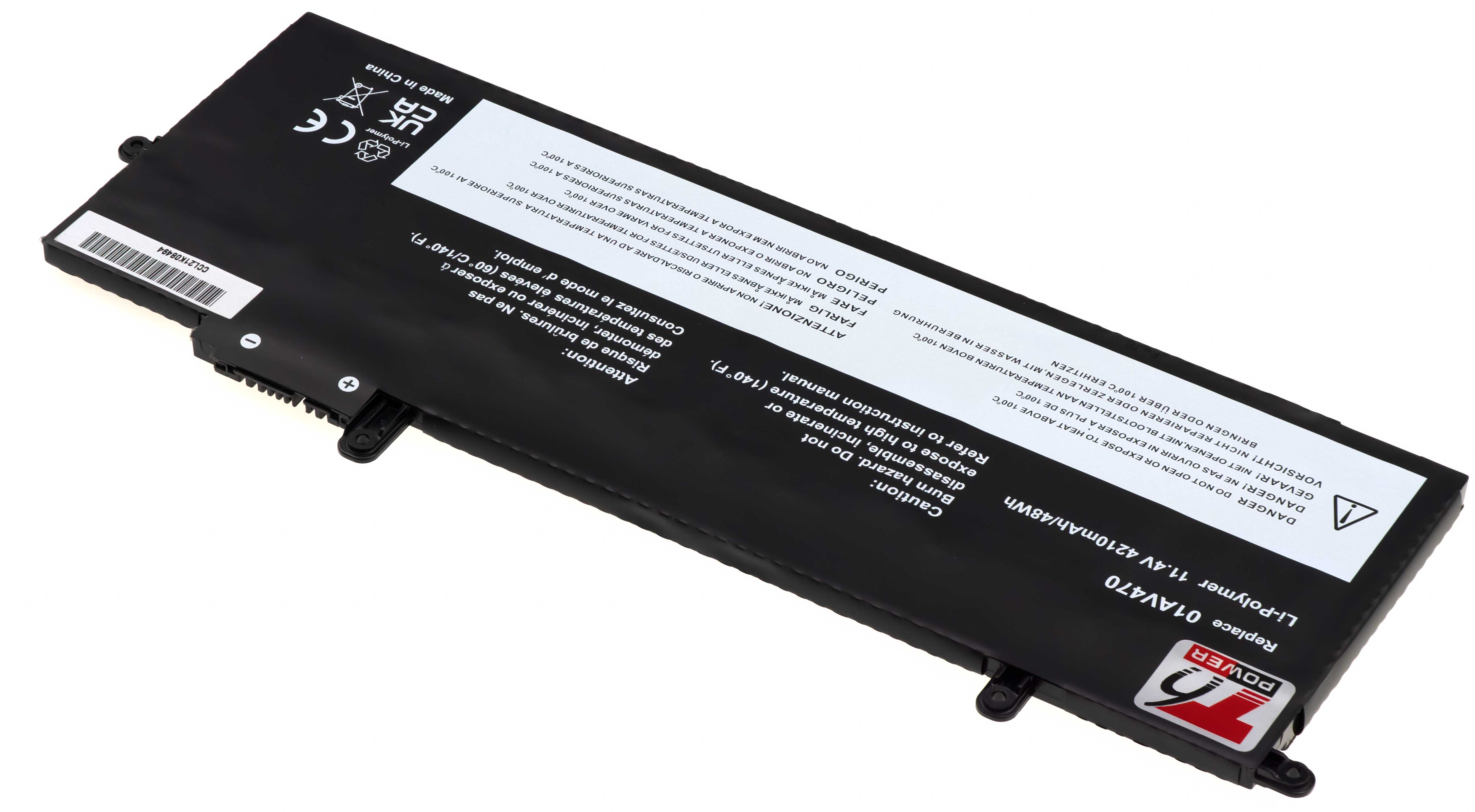 Batéria T6 Power pre Lenovo ThinkPad X280, ThinkPad A285, 4210mAh, 48Wh, 6cell, Li-Pol 