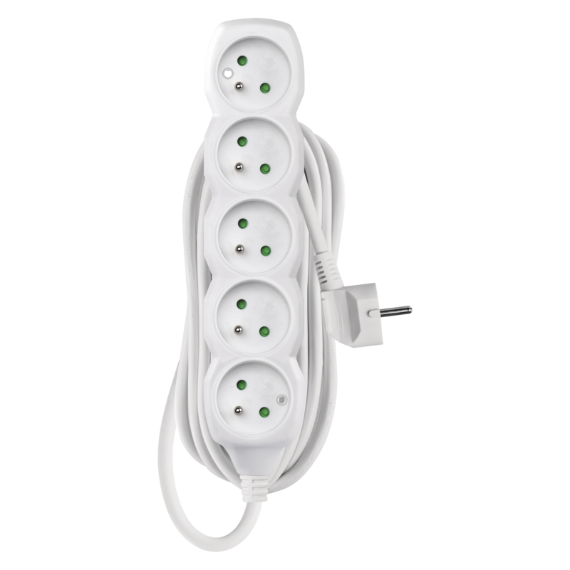 EMOS predlžovací kábel 5z5m 1, 0mm PVC