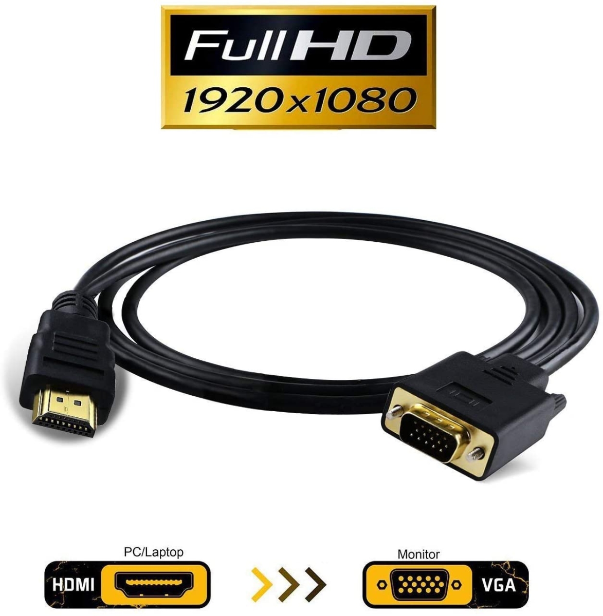 PremiumCord HDMI -> VGA kábel 2m 