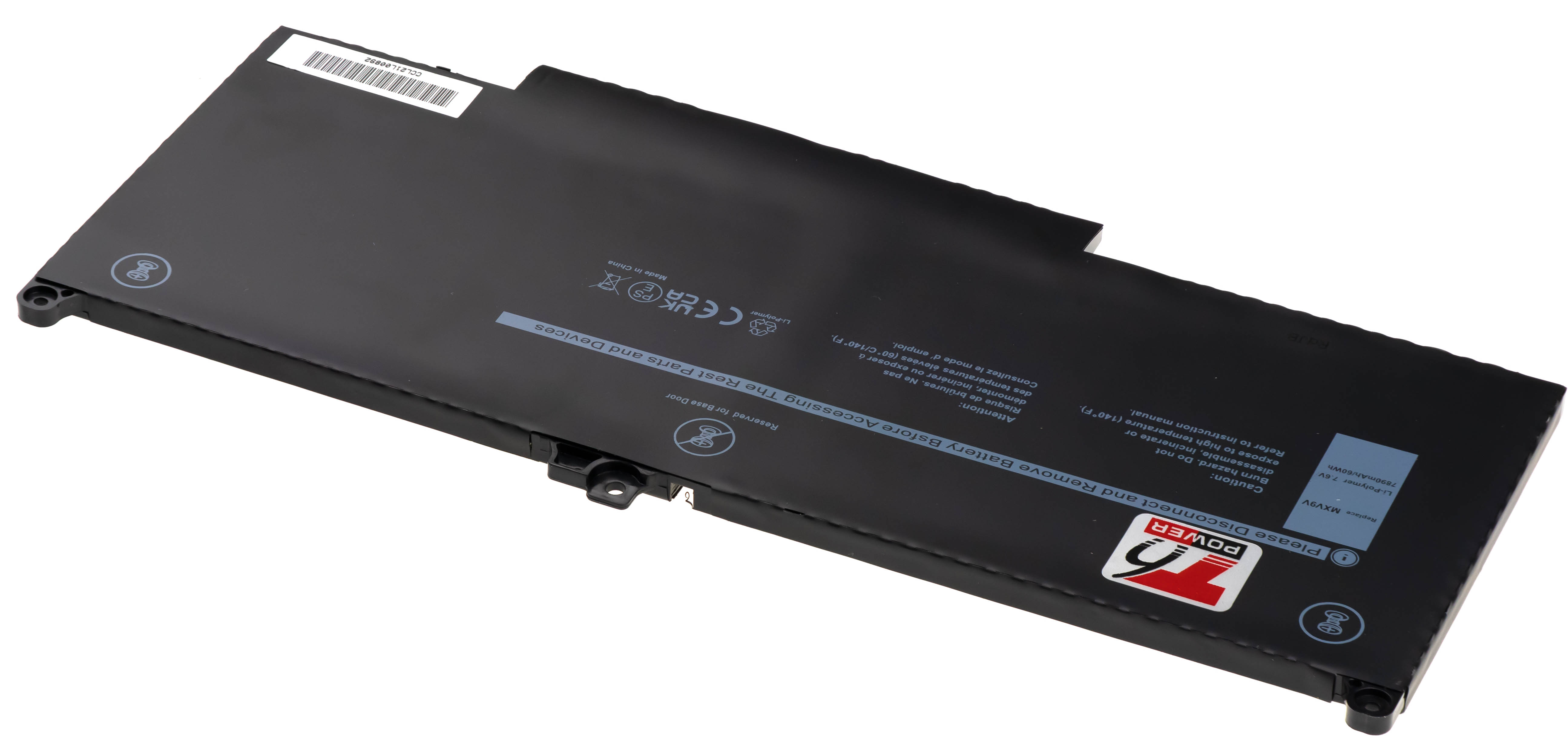 Batéria T6 Power pre Dell Latitude 5300, 7300, 7400, 7890mAh, 60Wh, 4cell, Li-pol 
