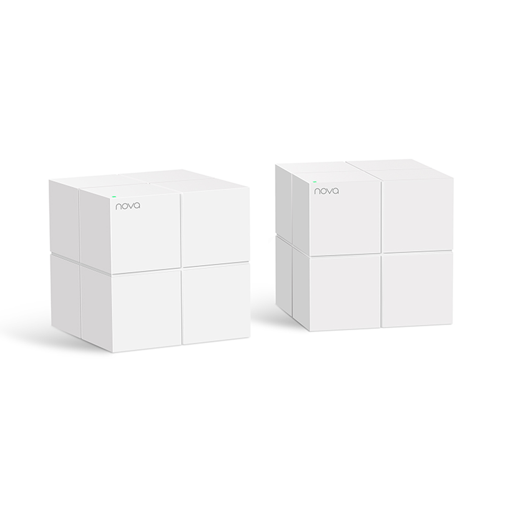 Tenda Nova MW6 (2-pack) WiFi AC1200 Mesh Gigabit systém, MU-MIMO, 4x GLAN/ GWAN, SMART CZ aplikácie 