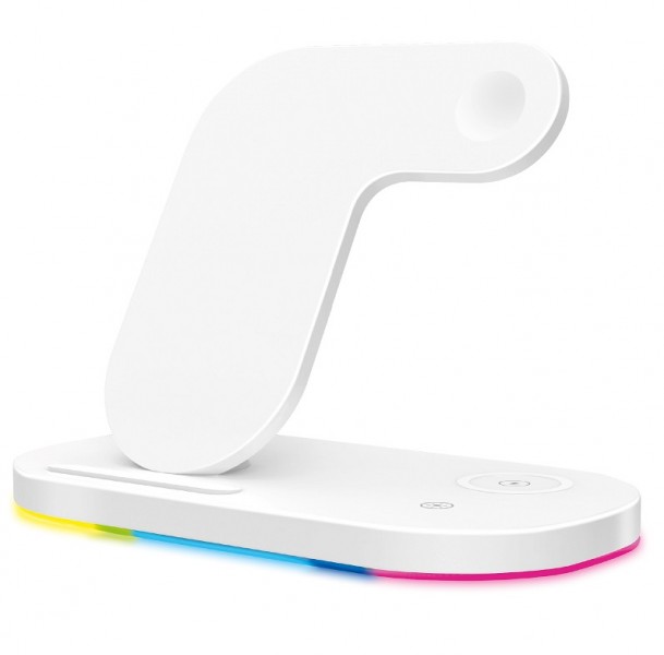 Aligator Stanica Smart Station A s bezdrôtovým nabíjaním 3v1, 15W 